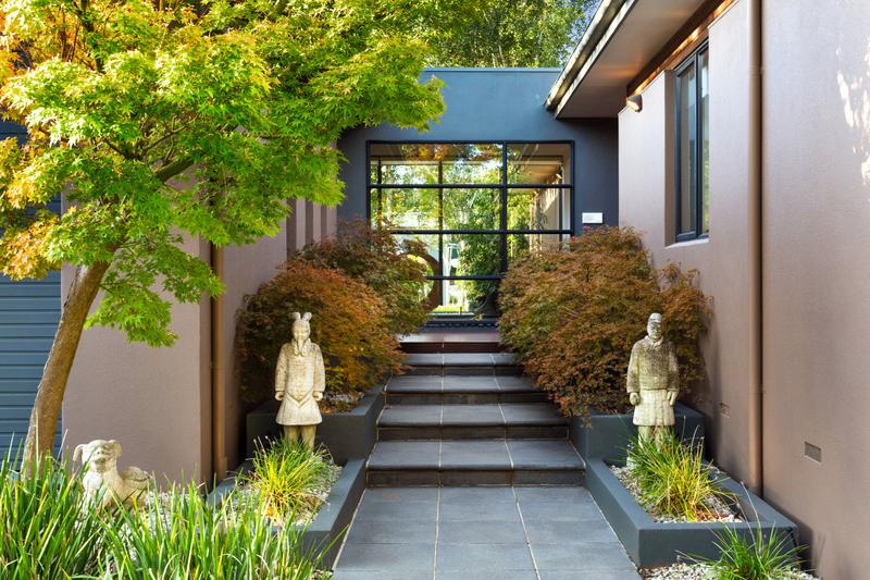 Entry courtyard