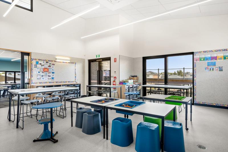 Classroom in daylight
