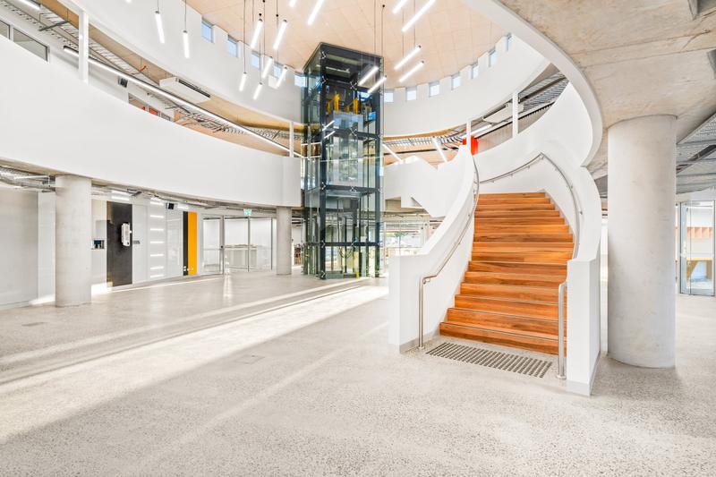 Atrium stair