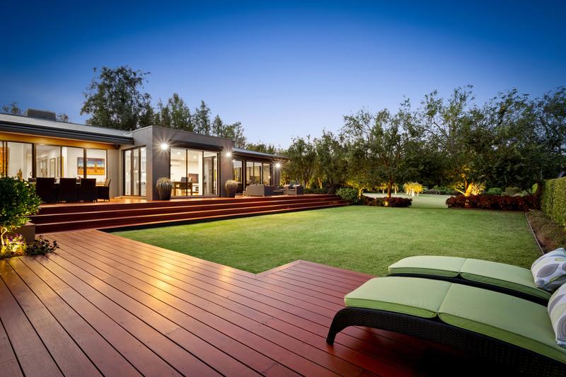 Deck at dusk