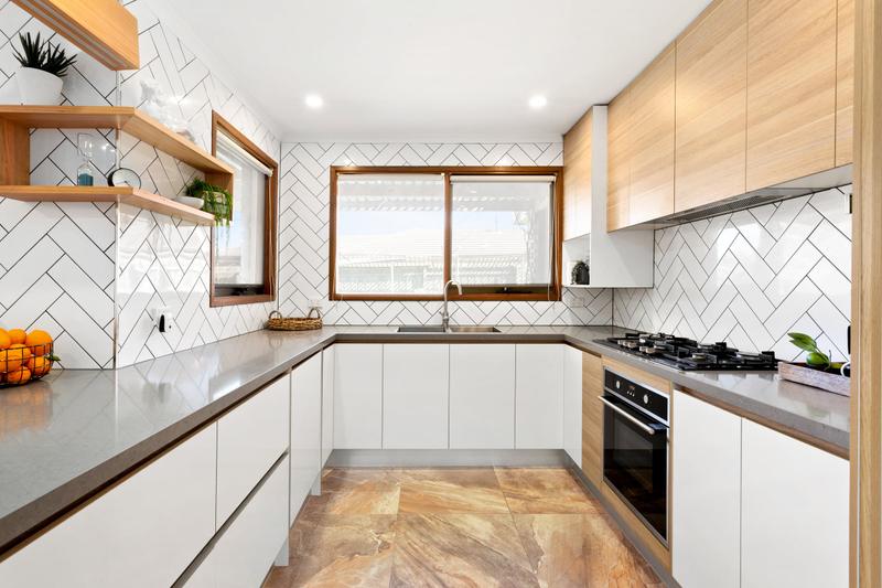 Herringbone kitchen